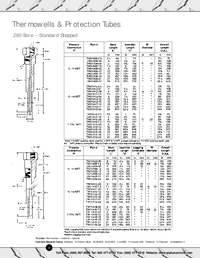 Thumbnail of document Data Sheet - Thermowells & Protection Tubes